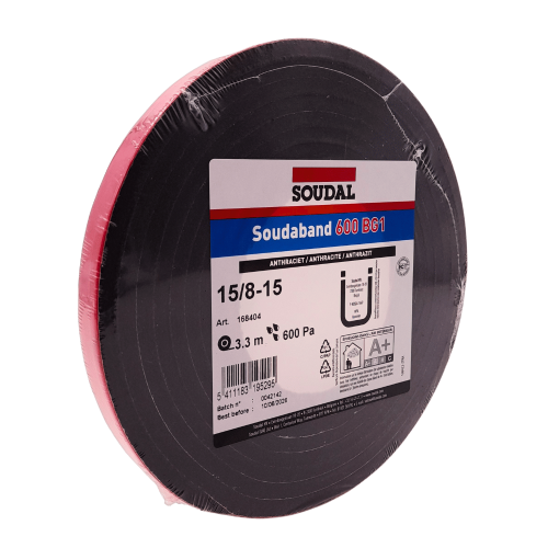 Nastro autoespandente SOUDABAND 600 BG1 MM15 per giunti da 8-15 mm (rotolo 3,3m)