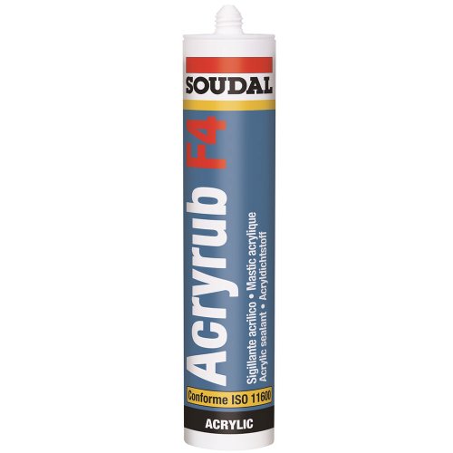 Soudal Acryrub F4 sigillante acrilico 310ml