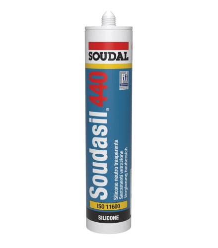 Soudasil 440 silicone neutro trasparente 310 ml
