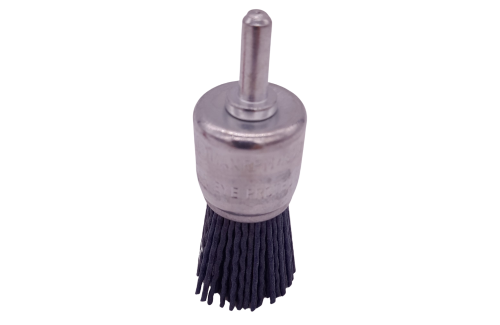 Spazzola a pennello in nylon abrasivo blu G180 Ø 22 mm