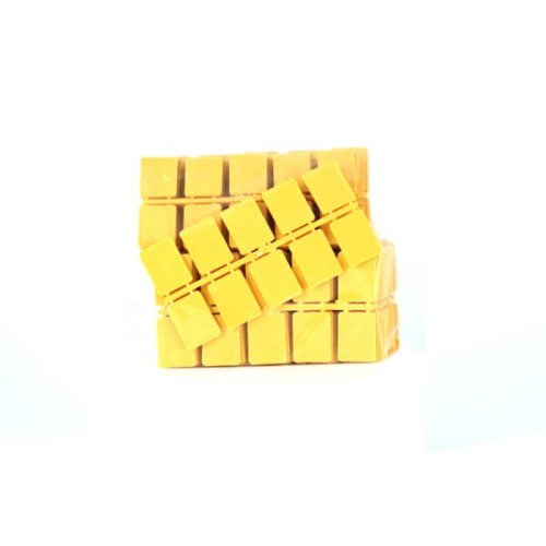 Spessori per vetro in polipropilene mm 40x30 (sacchetto da 1 Kg) - spessore 3 mm
