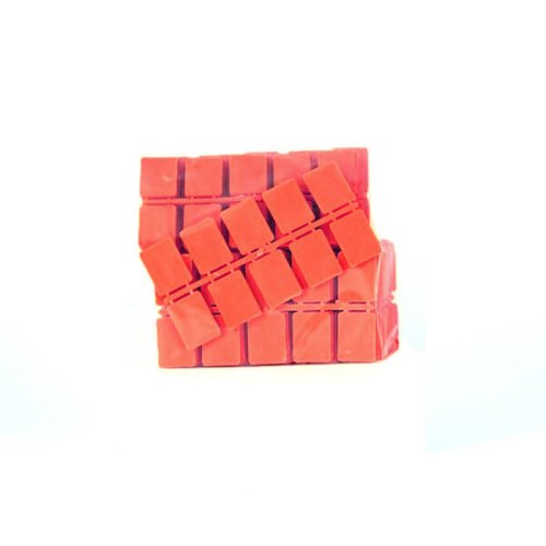 Spessori per vetro in polipropilene mm 40x30 (sacchetto da 1 Kg) - spessore 4 mm