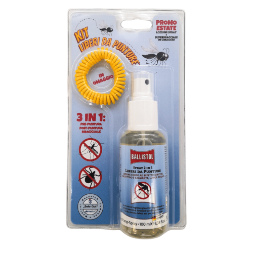 Ballistol spray 3 in 1 antizanzare e punture insetti 100ml 