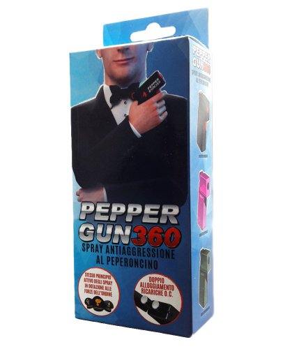 Spray peperoncino PEPPER 360 20ml - colore nero