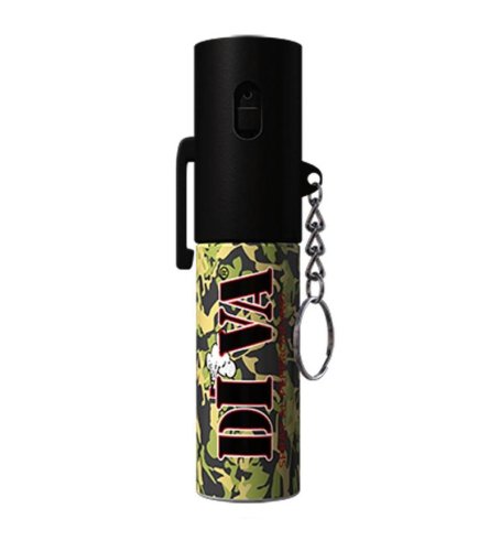 Spray antiaggressione potente al peperoncino DIVA TOP 15ml - - CAMOUFLAGE