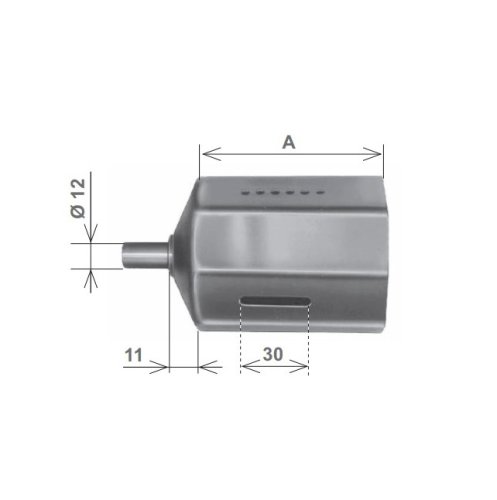 Calotta zincata porta rullo tapparella ø 60 mm registrabile STAFER 051N0020