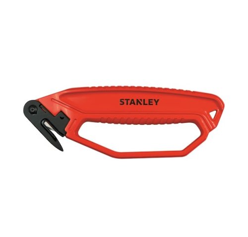 Stanley 0-10-244 Coltello di sicurezza per taglio pellicole plastica e nastro adesivo