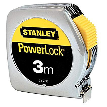 Flessometro 3 mt Stanley Powerlock 1-33-238