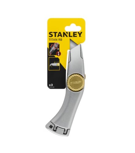 Stanley 2-10-122 Coltello cutter Titan RB con 3 lame