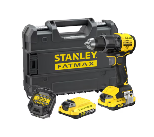 Stanley SFMCD716D2T-QW Trapano Avvitatore Percussione BRUSHLESS 20V - 2 batterie 2.0 Ah
