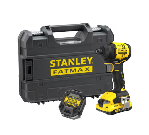 Stanley SFMCF811D1T-QW Avvitatore Impulsi 1/4'' BRUSHLESS 20V - Batteria 2.0 Ah