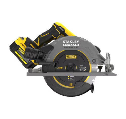 Stanley Fatmax SFMCS551M1T-QW Sega Circolare BRUSHLESS 20V - Batteria 18V 4.0 Ah
