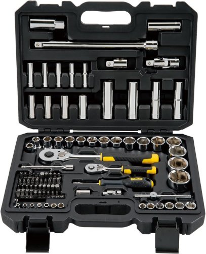 KS Tools Set Di Chiavi A Bussola 1/4+1/2 96 Pezzi, Argento