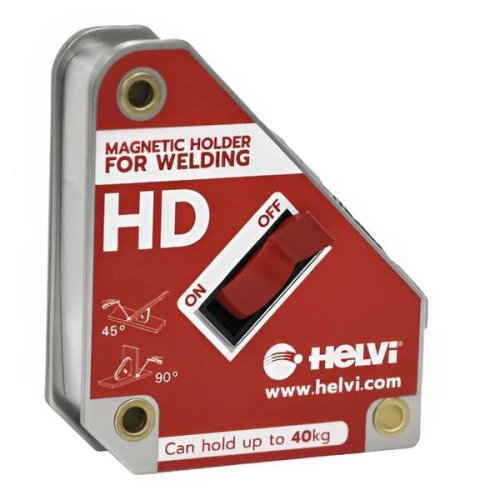 Supporto magnetico angolare saldatura Helvi HD interruttore ON/OFF portata max.40Kg