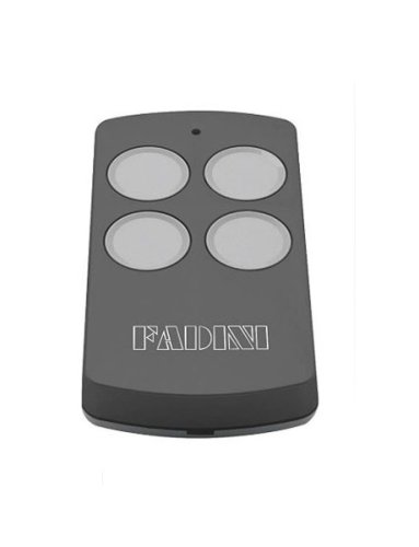 Telecomando trasmettitore 4 canali FADINI VIX 53 rolling code - colore grigio