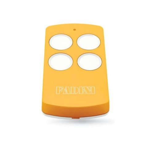 Telecomando trasmettitore 4 canali FADINI VIX 53 rolling code - colore giallo