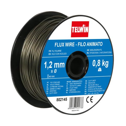 Filo animato saldatura senza gas Telwin 802145 ø mm 1,2 Gr 800