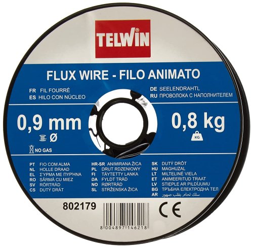 Filo animato saldatura senza gas Telwin 802179 ø mm 0,9 Gr. 800