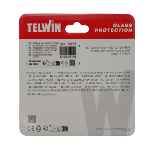 Protezione vetro interno maschera saldatore lcd 87x121 mm Telwin 804795 (2 pz)