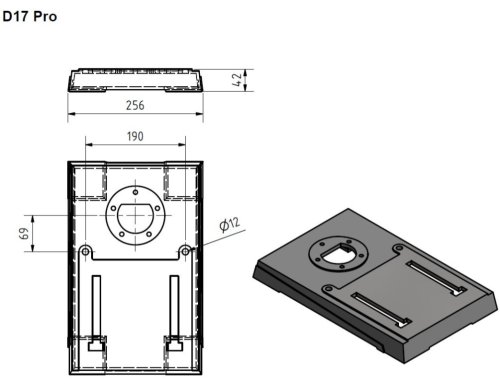 Trapano a colonna da banco ø 16 mm Optimum LTF D17PRO 0580P3010 (230V-500W)