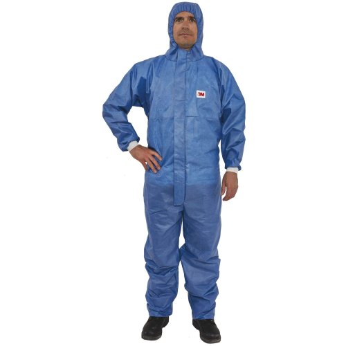 Tuta di protezione repellente 3M 4532+ blu - taglia L