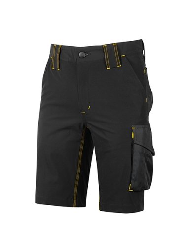 UPOWER pantaloni corti MERCURY FU196BC nero - taglia M