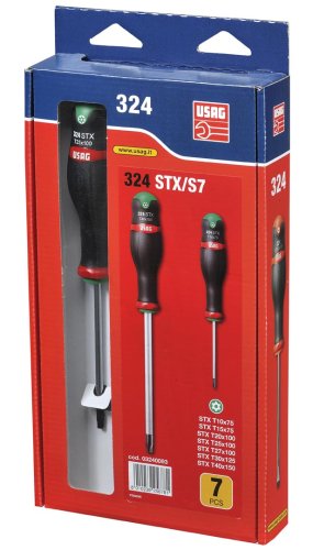 Serie di 7 cacciaviti Torx Usag 324 STX/S7