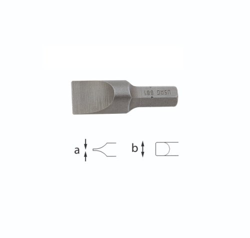 Inserto avvitare per viti impronta a taglio Usag 660 1/4" - mm 0,5x4