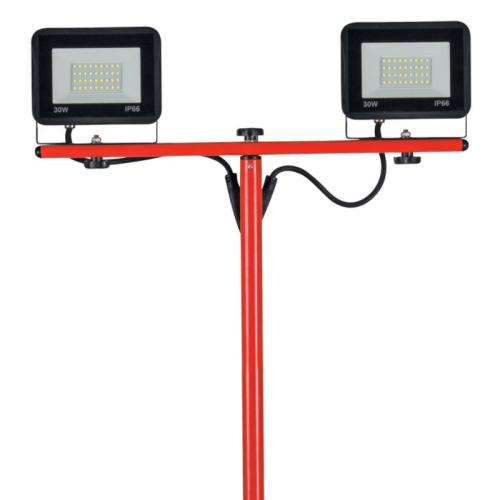 Faro led da cantiere 2x30W con treppiede Valex 1153138