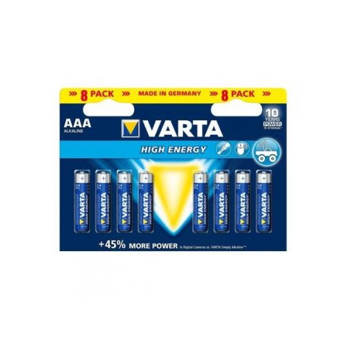 Batterie alcaline VARTA LONGLIFE ministilo AAA (8 pezzi)