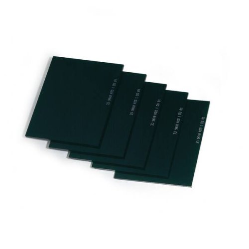 Vetro inattinico mm 75x98 DIN9 per maschera saldatore