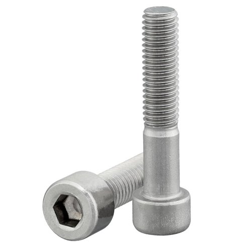 Vite testa cilindrica esagono incassato 8.8 UNI 5931 zincata - ø mm 12x60
