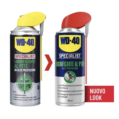 WD40 lubrificante spray PTFE alte prestazioni 400ml