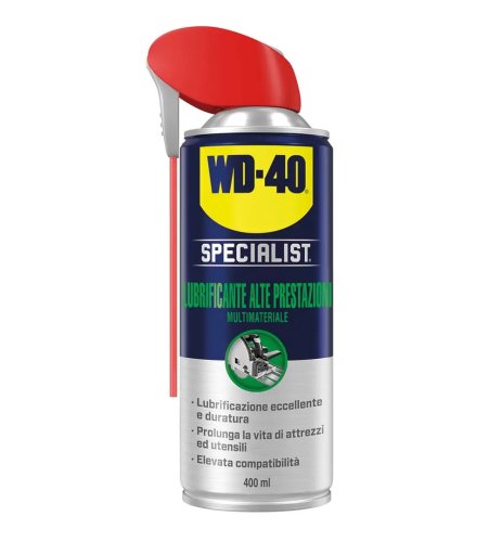 WD40 lubrificante spray ALTE Prestazioni Multimateriale 400ml
