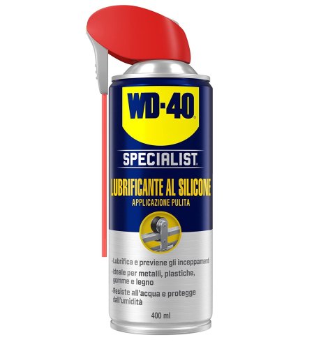 WD40 Specialist lubrificante spray al silicone applicazione pulita ml400