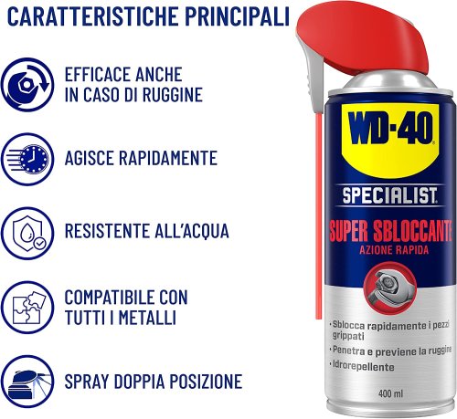 WD40 Specialist Super sbloccante spray azione rapida ml400