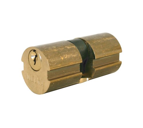 Serratura A Cilindro In Ottone 80 Mm - Con 5 Chiavi, Versione Resistente - Foto 7