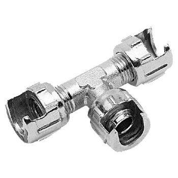 Raccordo di giunzione aria compressa 3 vie baionetta 1/4"