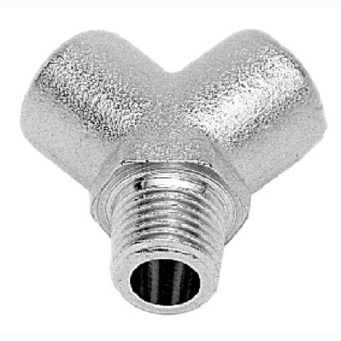 Raccordo aria compressa 3 vie Femmina-maschio-femmina 1/4"