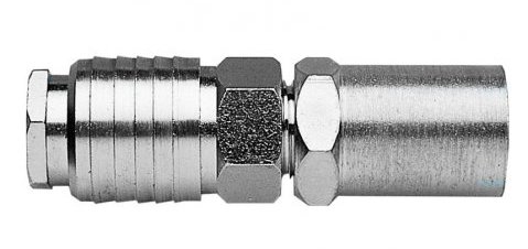 Rubinetto rapido aria compressa porta tubo ø mm 13x25