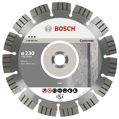 Disco diamantato Bosch ø mm 230 taglio calcestruzzo