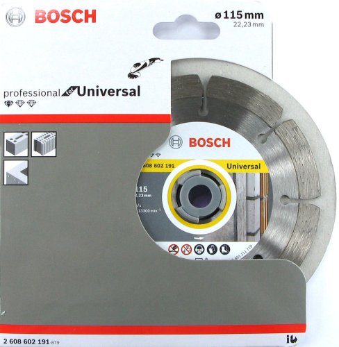 Disco diamantato Bosch ø mm 115 Universale