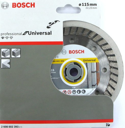Disco diamantato Bosch ø mm 115 Universal turbo