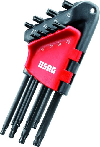 Serie 8 chiavi maschio testa sferica Torx Usag 280 LTSTX