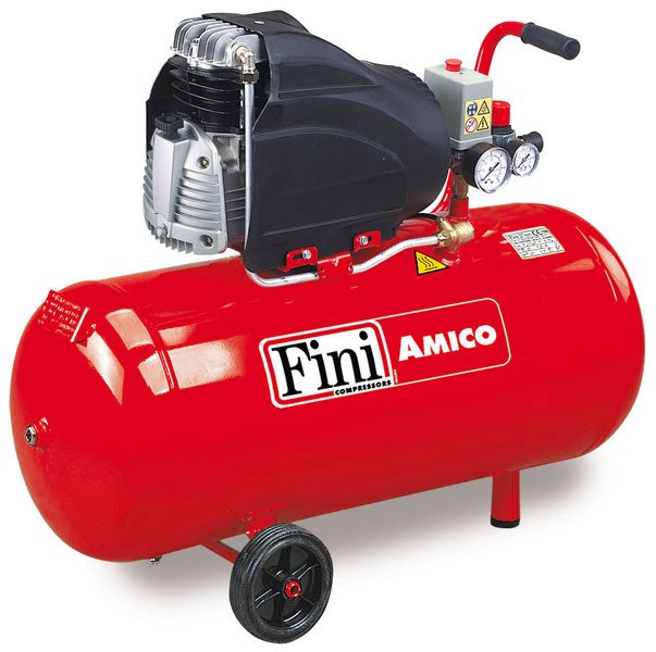 Compressore aria 50 litri Fini AMICO 50 SF2500 - Cod. FLDC404FNN510 -  ToolShop Italia
