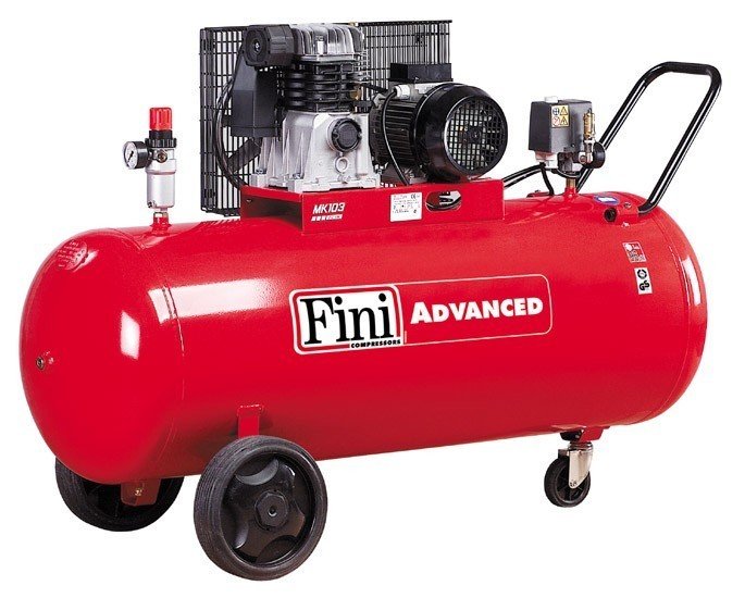 Compressore aria Fini MK 103-200-3M 200 litri monofase - Cod