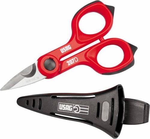 Forbice per elettricista Usag 207 D con lame acciao inox
