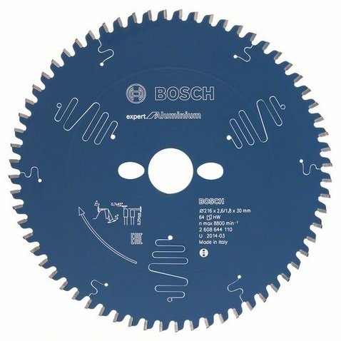 Lama circolare Expert Bosch ø mm 305 z96 foro ø 30 mm taglio alluminio