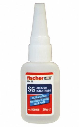 Colla rapida ciano-acrilato Fischer SG 20gr