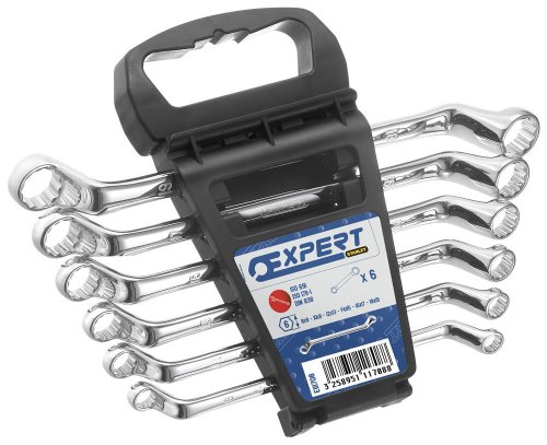 Serie 6 chiavi poligonali curvate Stanley Expert E111708P